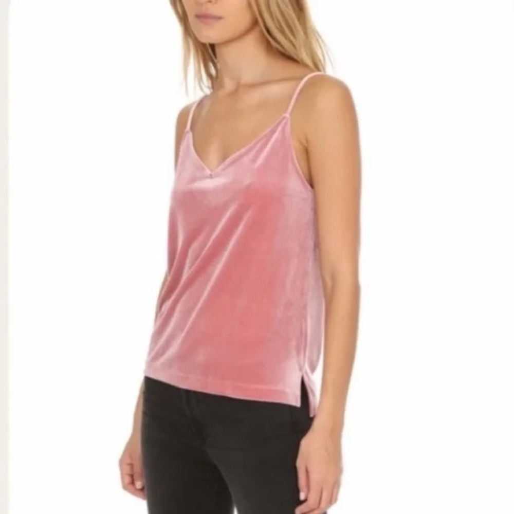 Rag & Bone Velvet Cami, Blush Pink, Medium